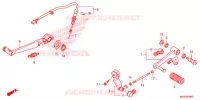 PEDALE pour Honda NC 750 S ABS 2017