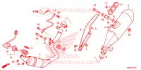 SILENCIEUX D'ECHAPPEMENT pour Honda NC 750 S ABS 2017