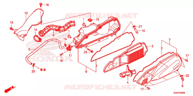 FILTRE A AIR Honda SCOOTER 110 VISION 2017  NSC110MPDH