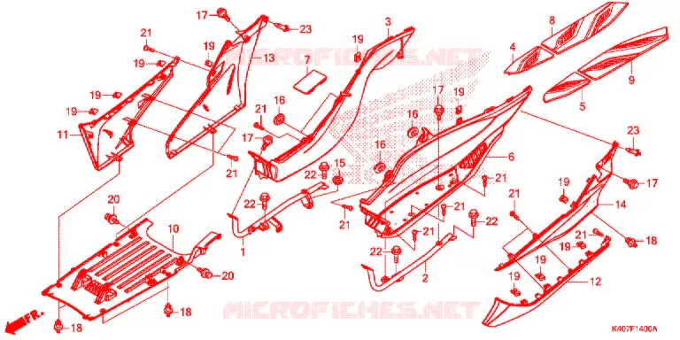 MARCHE PIEDS Honda SCOOTER 125 FORZA 2018  NSS125ADH