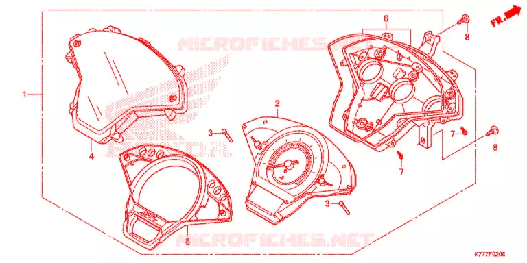 COMPTEUR Honda SCOOTER 125 SH 2017  SH125ADH