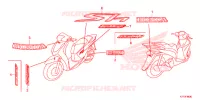 AUTOCOLLANTS pour Honda SH 125 ABS D TOP BOX 2017