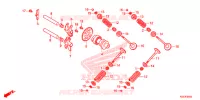 ARBRE A CAMES   SOUPAPE pour Honda SH 300 I ABS Tiêu chuẩn, Standard 2017