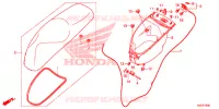 COFFRE  SELLE pour Honda SH 300 I ABS Tiêu chuẩn, Standard 2017