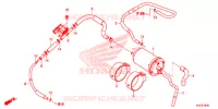 SYSTÈME DE RECYCLAGE DES GAZ pour Honda SH 300 I ABS Tiêu chuẩn, Standard 2017