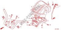 GUIDON pour Honda FOURTRAX 420 RANCHER 4X4 Manual Shift 2017