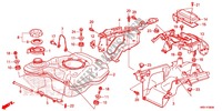 RESERVOIR A CARBURANT pour Honda FOURTRAX 420 RANCHER 4X4 Manual Shift 2017
