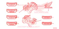 AUTOCOLLANTS pour Honda FOURTRAX 500 FOREMAN 4X4 Electric Shift 2017