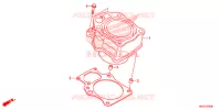 CYLINDRE pour Honda FOURTRAX 500 FOREMAN 4X4 Electric Shift, Power Steering 2017