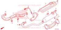 SILENCIEUX D'ECHAPPEMENT pour Honda FOURTRAX 500 FOREMAN 4X4 Electric Shift, Power Steering 2017