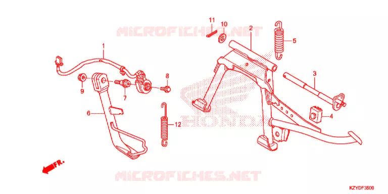 BEQUILLE Honda SCOOTER 150 PCX 2013  WW150D