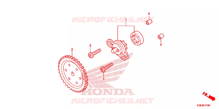 POMPE A HUILE Honda SCOOTER 150 PCX 2016  WW150G