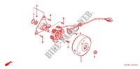 ALTERNATEUR (XZ100) pour Honda APE 100 DELUXE Front brake disk 2011