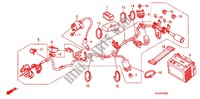 FAISCEAU DES FILS (XZ1009) pour Honda APE 100 DELUXE Front brake disk 2009