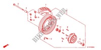 ROUE AVANT (XZ50/XZ1006/7/8/9 J) pour Honda APE 100 DELUXE Front brake disk 2013