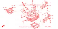 CULASSE pour Honda APE 50 DELUXE BLACK 2001