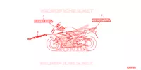 AUTOCOLLANTS pour Honda VFR 800 F 2018
