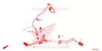PEDALE pour Honda VFR 800 F 2018