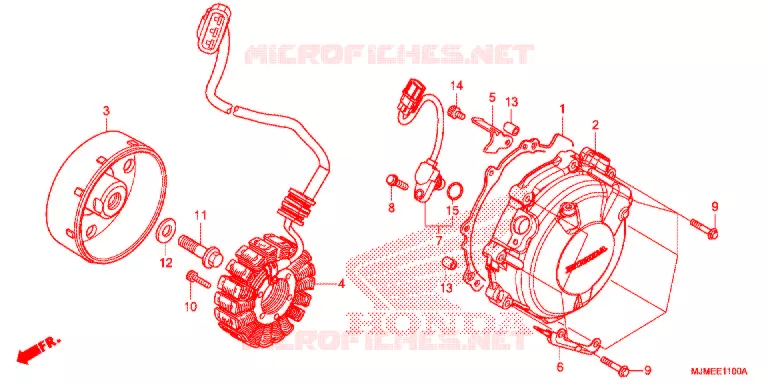 ALTERNATEUR Honda MOTO 800 CROSSRUNNER 2017  VFR800XH