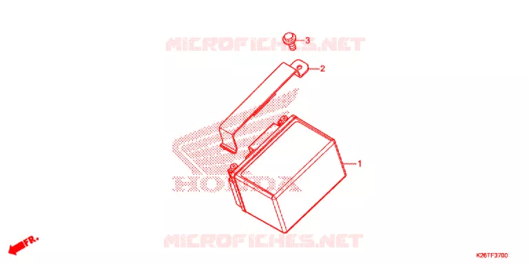 BATTERIE Honda MOTO 125 GROM 2017  MSX125H_TH