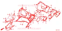 PROTEGE JAMBES pour Honda PCX 125 SILVER 2016