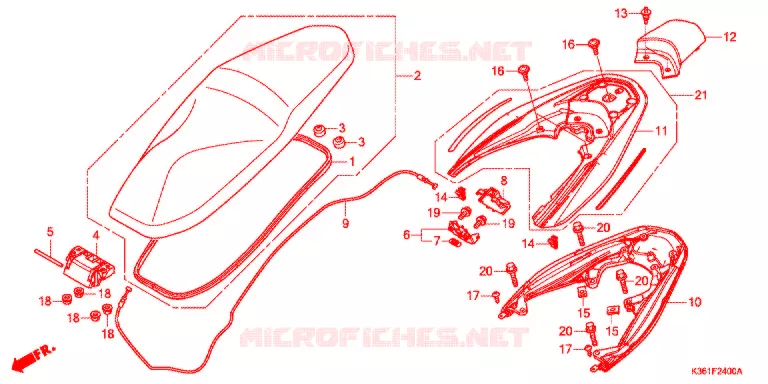 SELLE Honda SCOOTER 150 PCX 2016  WW150SH