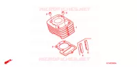 CYLINDRE pour Honda APE 100 2006