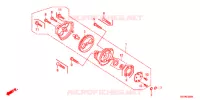 POMPE A HUILE pour Honda APE 100 2006