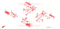 REPOSE PIED (XZ100) pour Honda APE 100 2006