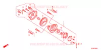 POMPE A HUILE pour Honda APE 100 DELUXE 2006