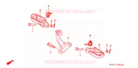 REPOSE PIED pour Honda XR 400 2001