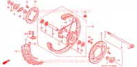 ROUE ARRIERE pour Honda XR 400 2001
