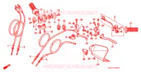 LEVIER DE GUIDON   CABLE   COMMODO pour Honda XR 400 2001