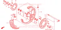 ROUE ARRIERE pour Honda XR 400 2001