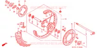 ROUE ARRIERE pour Honda XR 400 2003