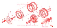 EMBRAYAGE pour Honda XR 400 2004
