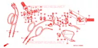 LEVIER DE GUIDON   CABLE   COMMODO pour Honda XR 400 2004