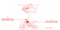 AUTOCOLLANTS pour Honda XR 400 2004