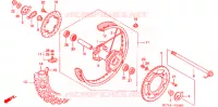 ROUE ARRIERE pour Honda XR 400 2004