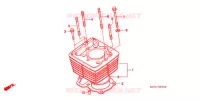 CYLINDRE pour Honda XR 400 2000