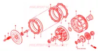EMBRAYAGE pour Honda XR 400 2000