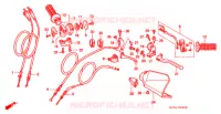 LEVIER DE GUIDON   CABLE   COMMODO pour Honda XR 400 2000
