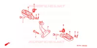 REPOSE PIED pour Honda XR 400 2000