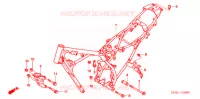 CADRE pour Honda XR 50 MOTARD 2006