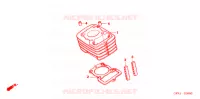 CYLINDRE pour Honda XR 50 MOTARD 2006