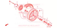 ROUE AVANT pour Honda XR 50 MOTARD 2006