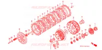 EMBRAYAGE pour Honda XR 600 R 1989
