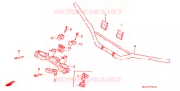 GUIDON pour Honda XR 600 R 1989