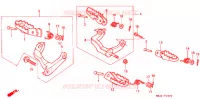 REPOSE PIED pour Honda XR 600 R 1989