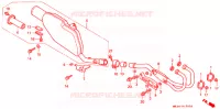 SILENCIEUX D'ECHAPPEMENT ('91,'92) pour Honda XR 600 R 1991